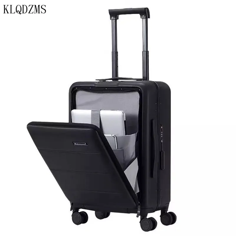 KLQDZMS 20"22"24"26 inch New travel suitcase fashion rolling luggage laptop bag men trolley case women upscale business luggage