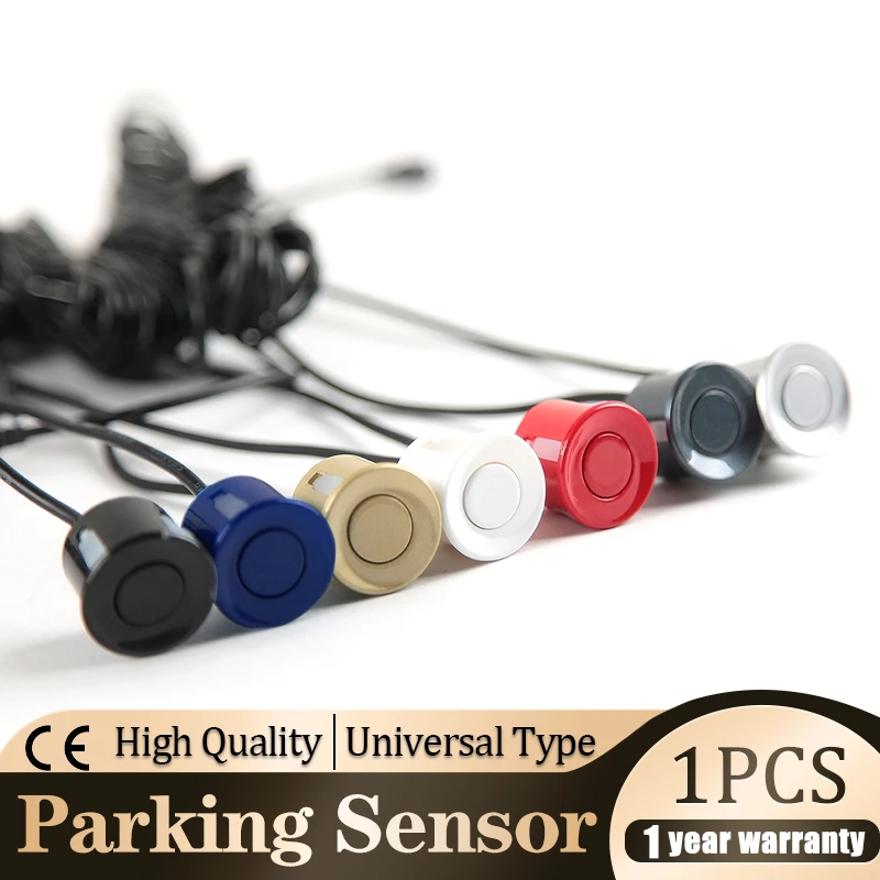 laser jammer for cars Car Parking Sensor 22mm 1 Pcs Sensor Kit Monitor Black Red Blue Silver Gold White Gray Champagne Gold Color for Reverse System bumper sensors