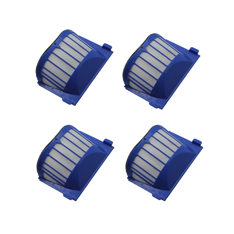 4pcs filter Высокое качество щетина& гибкий венчик& Armed щетка& Aero Vac фильтр для iRobot Roomba 600 620 630 650 660 - Цвет: 4pcs filter