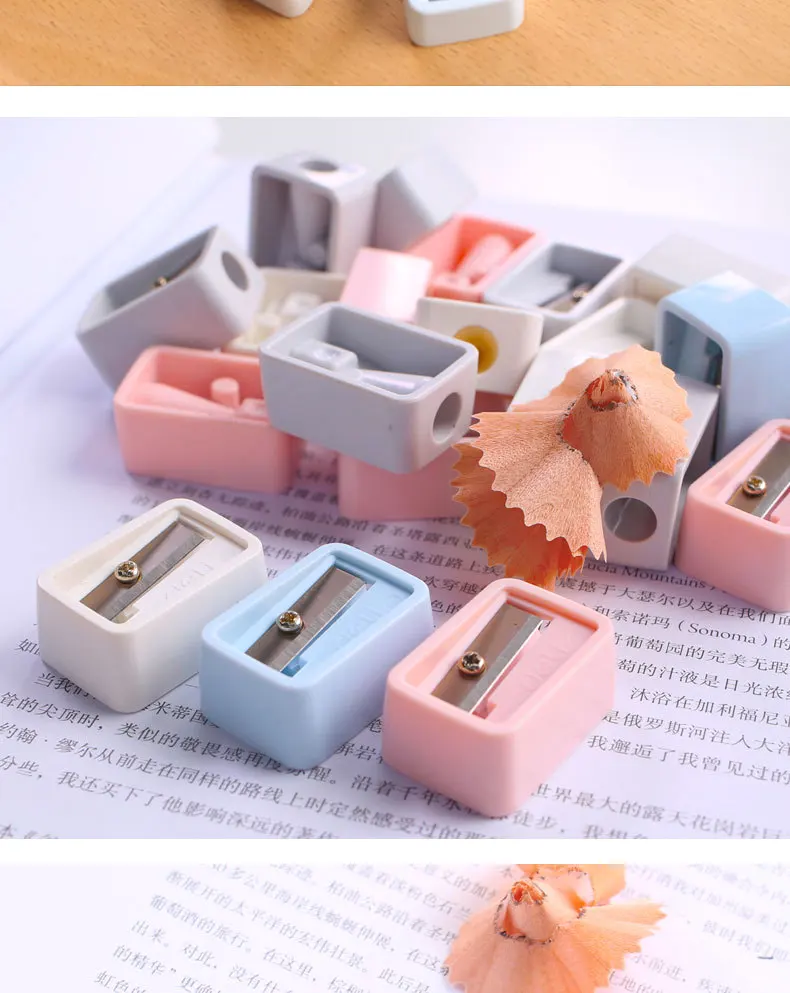 Deli 0594 Pencil Sharpener Mini Students Pencil Sharpener Manual Penknife Small Pencil Sharpener Color Sharpener