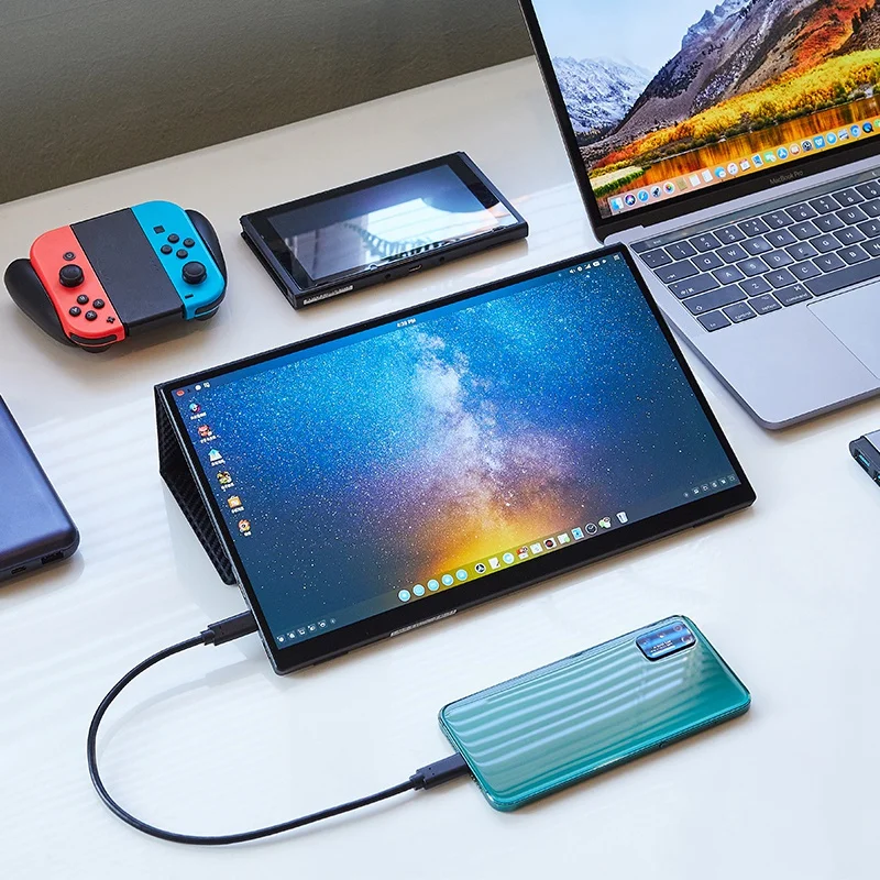 15 6 дюймов IPS 1080P Type C сенсорный экран портативный монитор для PS4 X.box Nintendo Switch Raspberry Pi
