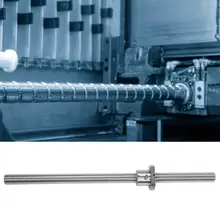 Rolled Ballscrew Linear Guides SFU2504 500mm with Ball Nut CNC Linear Motion Parts new rm2510 sfu2510 ballscrew nut 25mm ball screw dingle nut match use 2510 nut housing bracket cnc diy carving machine parts