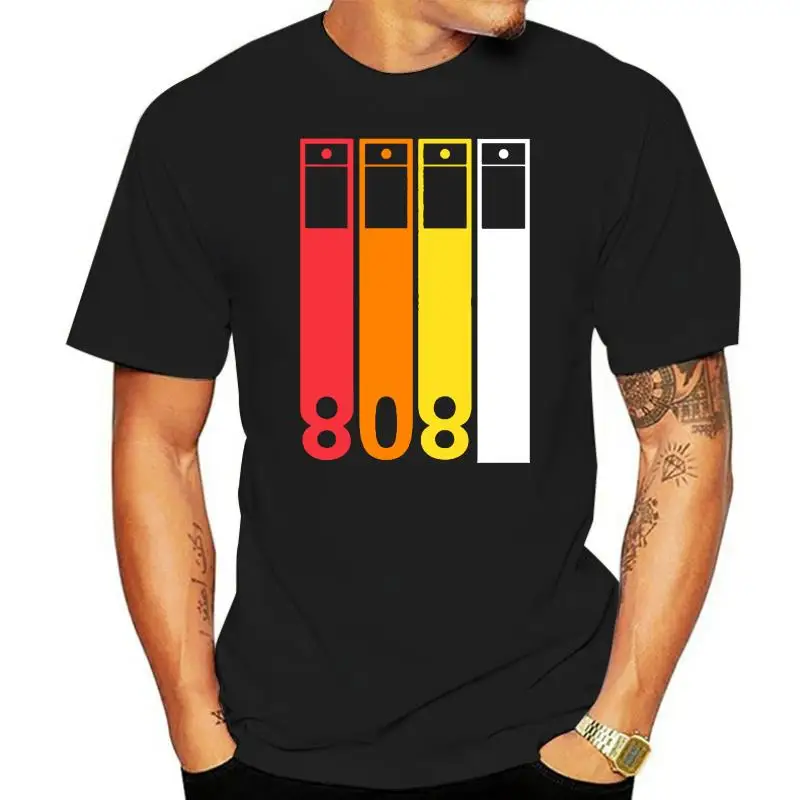 Новая модная футболка Roland TR 808 с рисунком барабана стильная уникальным дизайном