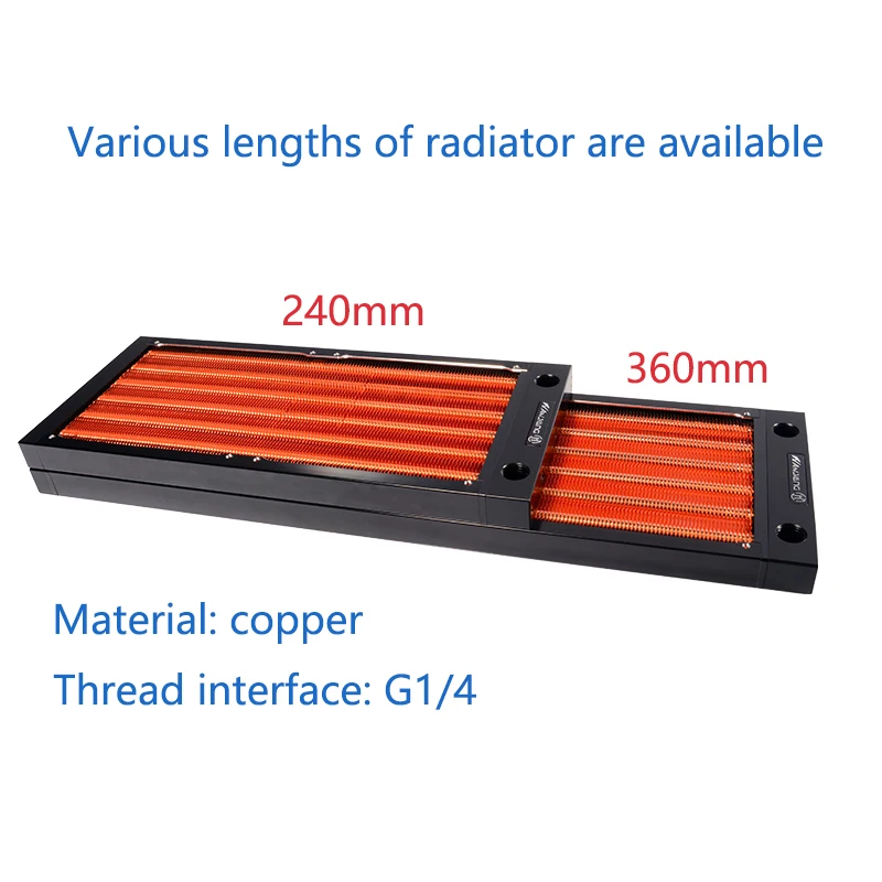 HJ 240mm Radiator Copper 17mm Thickness Computer
