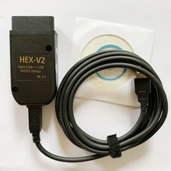 

VAG COM 20.4 VAGCOM 19.6.2 VCDS HEX V2 USB Interface FOR VW AUDI Skoda Seat VAG 19.6.2 multi-language ATMEGA162+16V8+FT232RQ
