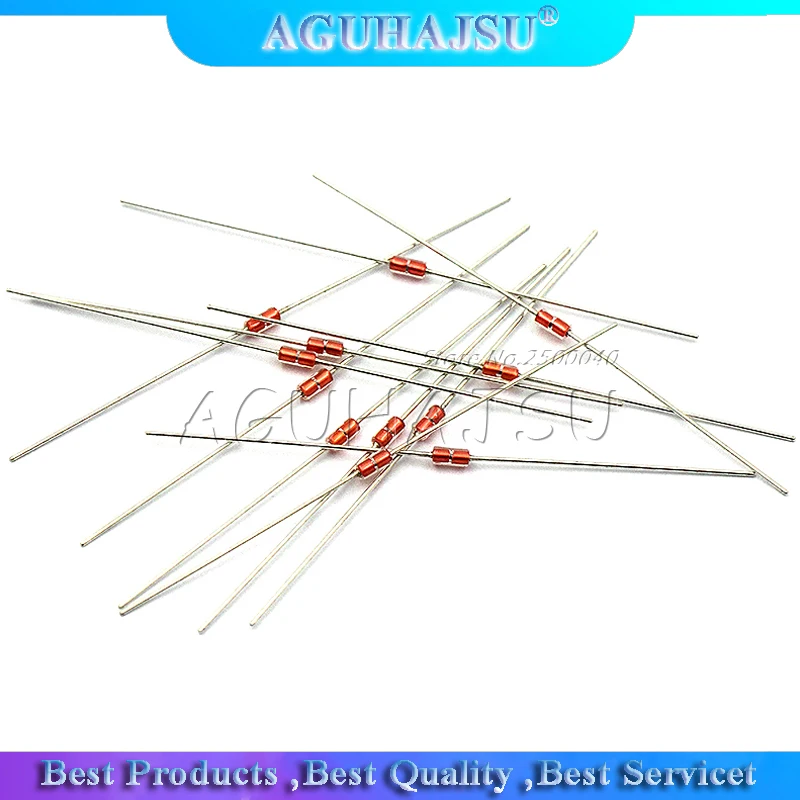 uxcell 20PCS NTC Thermistors Resistors MF58 3950B 50K Ohm Glass Sealed Temperature Sensors