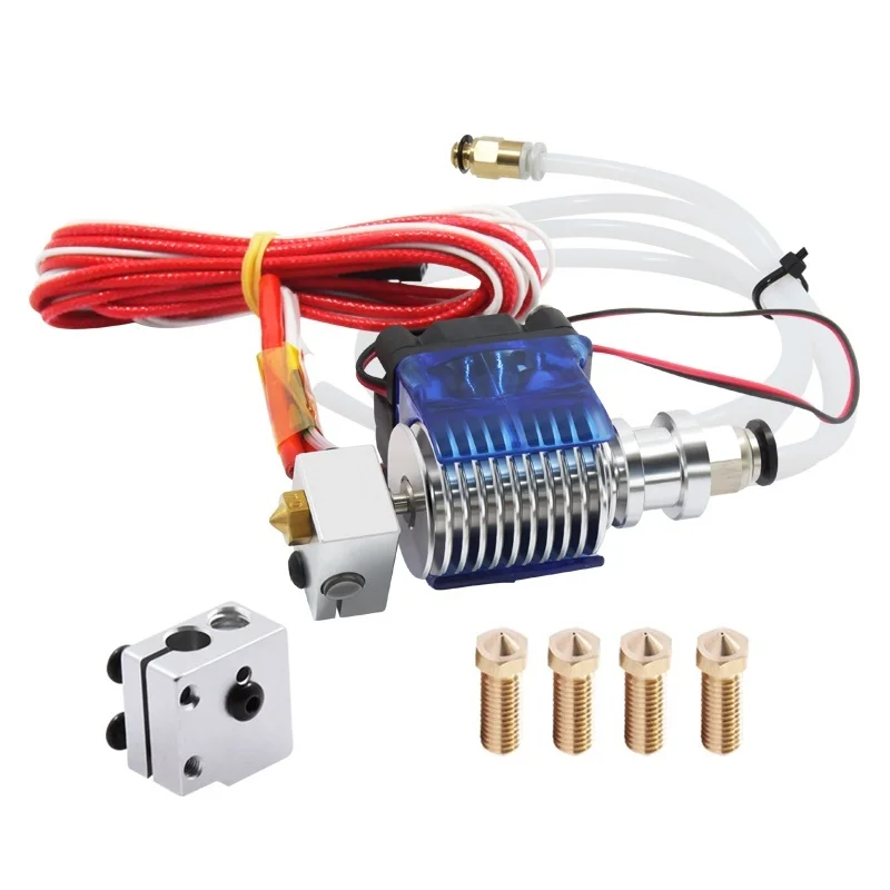 

MEGA V6 Hotend J-head Extruder kit Volcano Block Remote Extrusion with Nozzle kit Aluminum 1.75mm 12V 40W 1M 3D Printers Parts