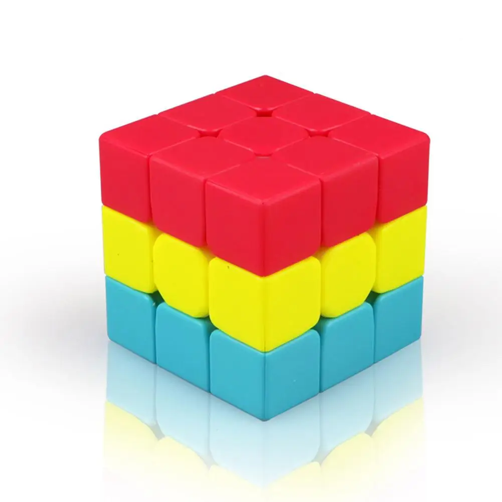 3x3x3 волшебный кубик игрушка для детей Speedcubing сэндвич-башня дизайн для взрослых антистрессовая головоломка подарок на день рождения для детей умственное развитие