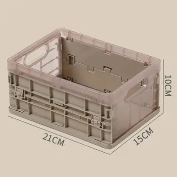 

New Folding Storage Case with Lid, Waterproof Thick Collapsible Organizer Box for Blanket, Clothes, Books, Under Bed, In Cars