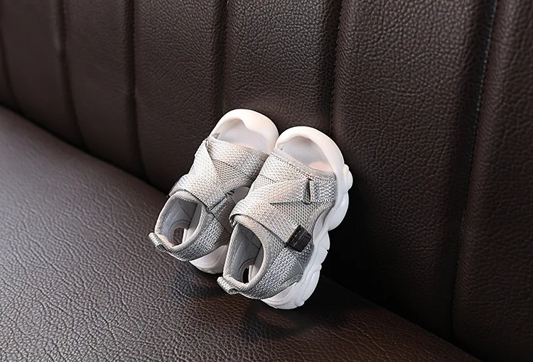 bebê sapatos meninos sandálias antiderrapante respirável macio