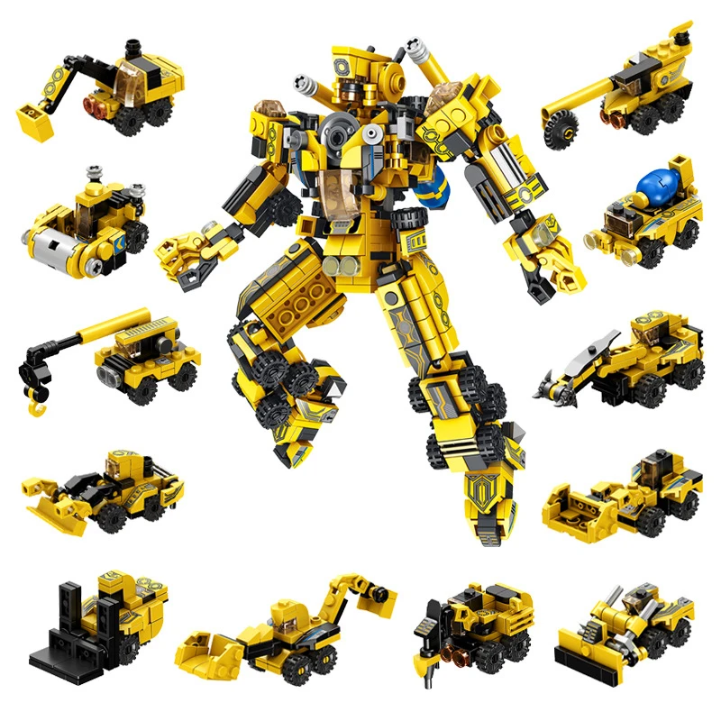 

12 In 1 Transformation Engineering Compatibie Legoinglys Technic Assembled Model Building Blocks Kit Toys For Children DIY Gift