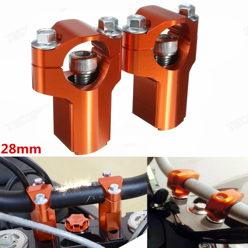 2 шт руль 28 мм Крепления зажим Riser 52 мм для 125-530Cc Sx/Exc 06-16