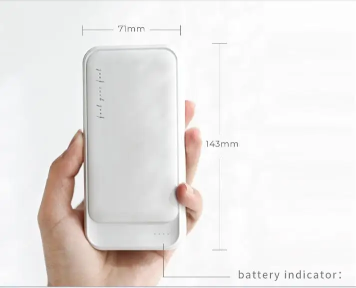 20000 мАч Внешний аккумулятор micro и type c с двойным входом, двойной usb выход, тонкий чистый внешний аккумулятор для iphone 11 pro xiaomi mi9 se