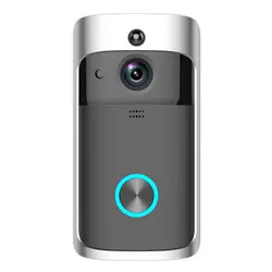 Campainha com vídeo inteligente sem fio, wi fi, vídeo, campainha, intercomunicador, câmera de segurança, sem fio