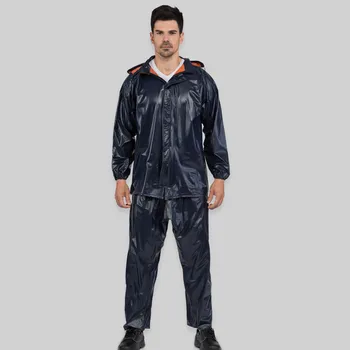 

Protective Unisex Split Solid Raincoat Adultsaliva Cover Prevent Splashing Rain Coat Waterproof Outside Portable Coats Rainwear