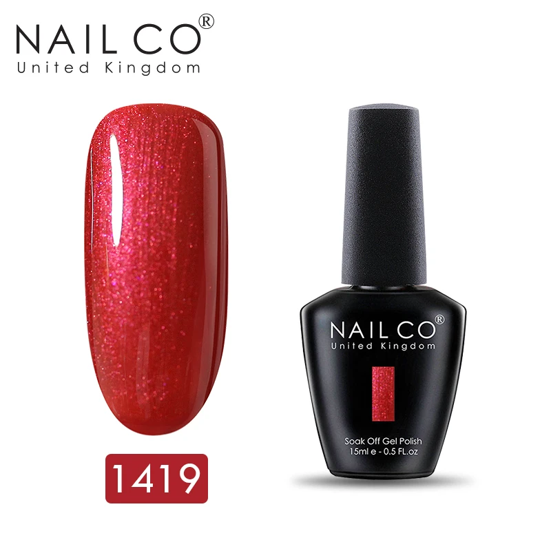 1419 NAILCO 15 мл Гель-лак Полупостоянный Гель-лак праймер Гель-лак Светодиодный УФ-гель для жидкость для снятия лака от гель лак для ногтей - Цвет: 1419