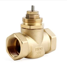 Electric two-way valve solenoid valve 6 points (valve body) Blue central air conditioning fan coil electric valve PN16 2WAYS