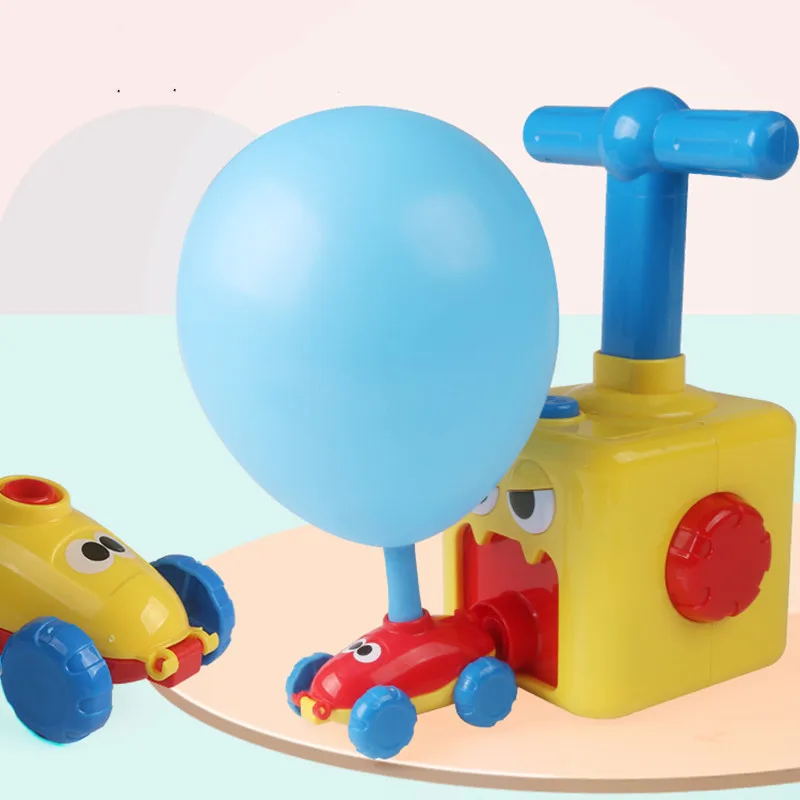 

Power Balloon Launch Tower Toy Puzzle Fun Education Inertia Air Power Balloon Car Toy Science Experimen Toy for Children Gift