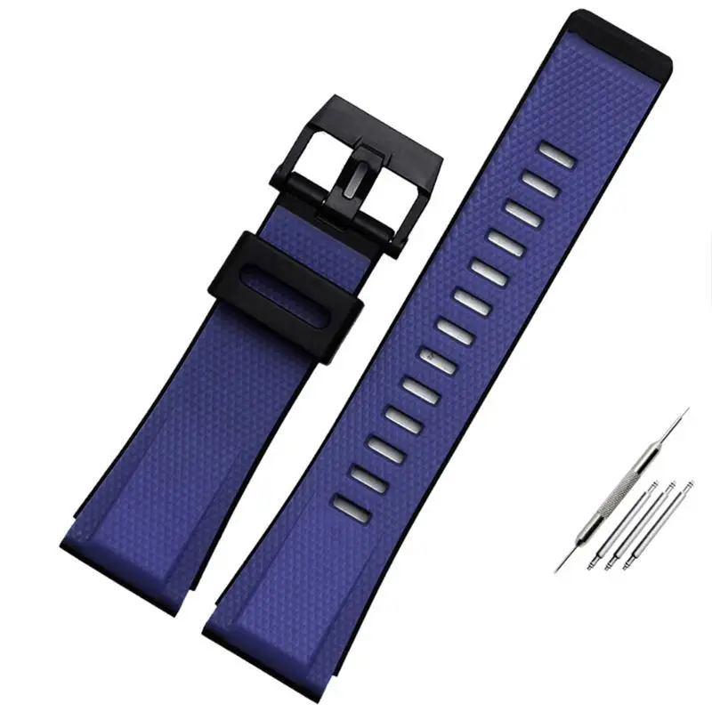 1 шт Открытый спортивный силиконовый ремешок для часов для Casio GA-2000 Смарт-часы - Цвет: Dark Blue