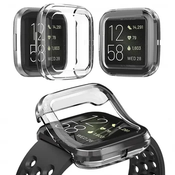 

Full TPU Protection Cover for Fitbit Versa 2 Soft Plating Case Transparent Shell for Fitbit Versa 2 Smart Watch Accessories