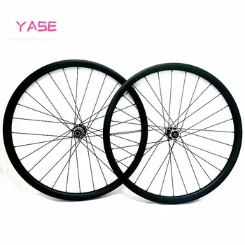 

FASTace DA206 carbon mtb wheels 27.5er tubeless mtb bicycles disc wheelset symmetry 30x24mm rines ruta en carbono 1423 spokes