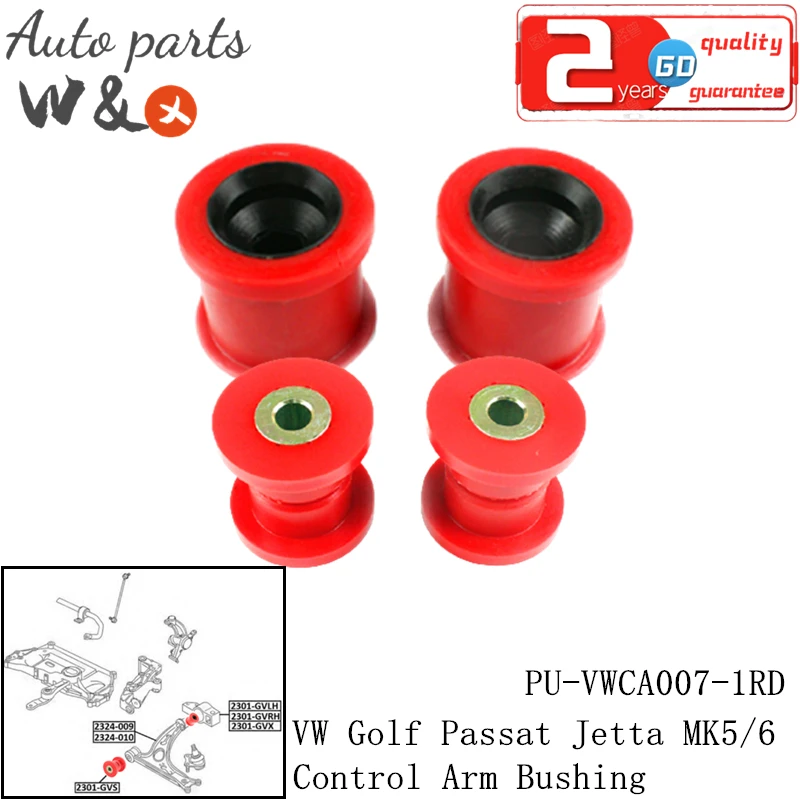 Control Arm Bushing For VW Golf 5/6 MK5/6 Passat Jetta Audi A3 Q3 Skoda Seat Suspension 6Q0407183 1K0407183E 1K0407182 | Автомобили и