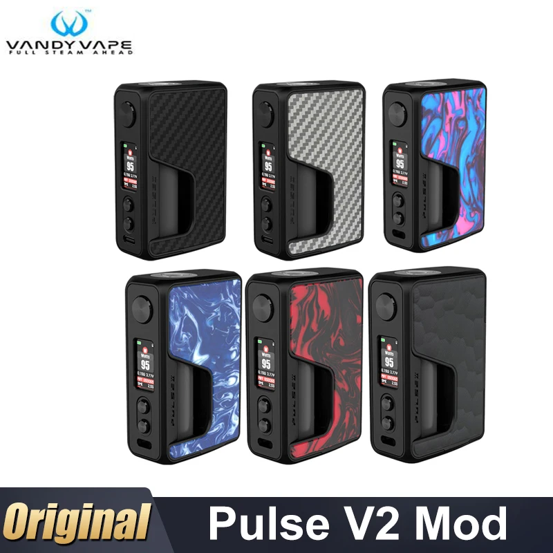 Оригинальная электронная сигарета VandyVape Pulse V2 BF Mod 95 Вт Pluse II с поддержкой
