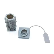 Череп силиконовый Чай заварки Чай фильтр травы диффузор для специй многоразовые стаканы для Хэллоуина аксессуары