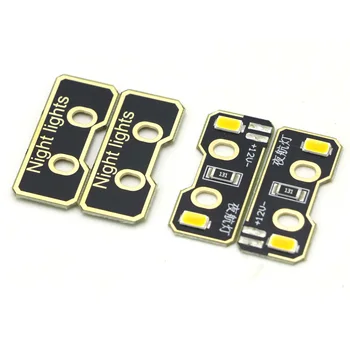 

4pcs 12V LED Night Navigation Light High Power Light Rack LED Board with Cable for FPV Quadcopter F330 F450 F550 RC Drone