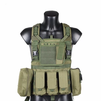 

RRV Tactical Vest, Molle Vest, 600D Nylon, Airsoft Tactial Gear Colete Tatico, Black, Tan, OD Green, Woodland, CP, ACU