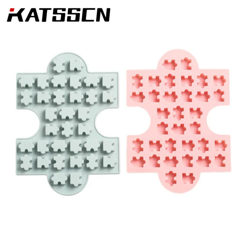 

Mould for Ice Puzzle shape DIY Silicone Candy Mold Chocolate Maker Ice Cube Box Ice Maker Mould in KATSSCN