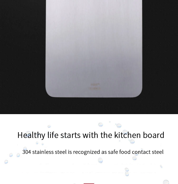 304 stainless steel chopping board panel and face chopping board household chopping board solid wood moldproof kitchen cutting