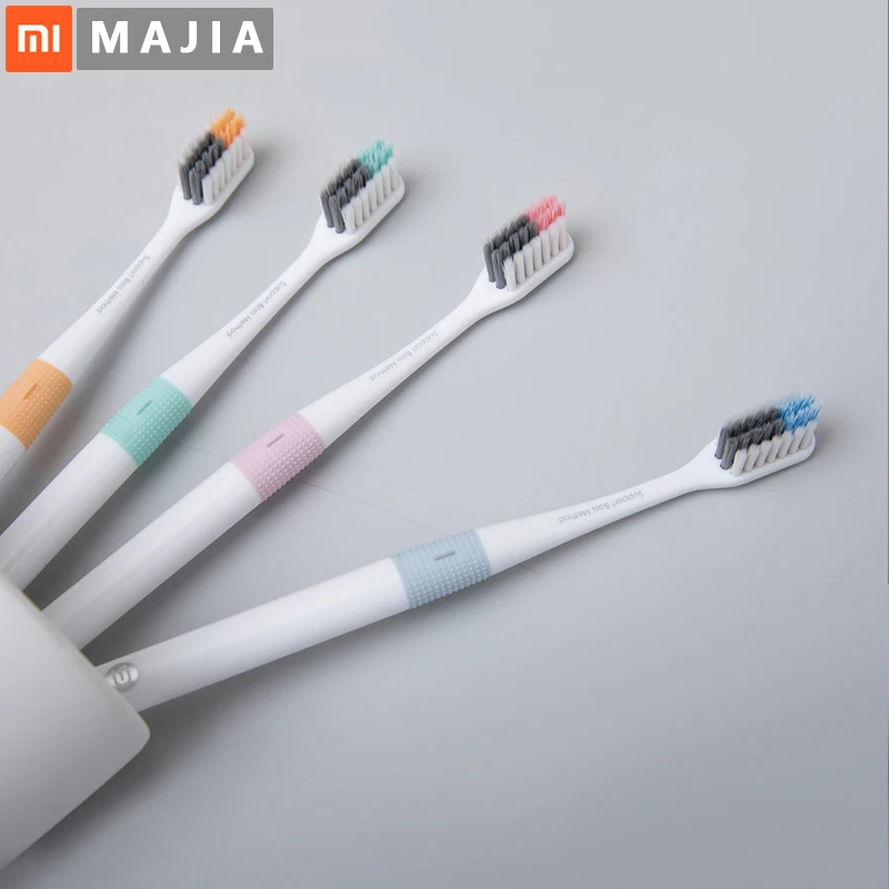 

Xiaomi mijia Doctor B Toothbrush Bass Method Sandwish-bedded better Brush Wire 4 Colors Including 1 Travel Box xiaomi smart home