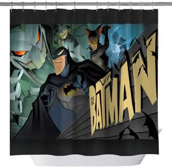 

Catwoman Joker Custom Made Waterproof Polyester Fabric Shower Curtain
