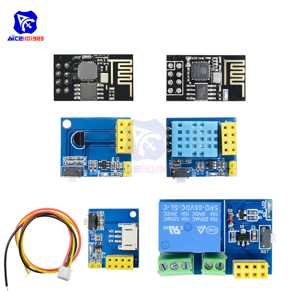 Релейный модуль diymore ESP8266 Φ 5V WIFI DS18B20 DHT11 RGB LED Control ler Things переключатель