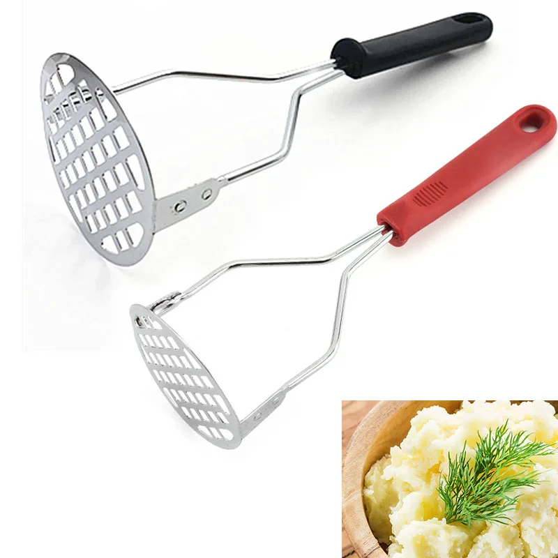 

1 Pieces Potato Masher Stainless Steel Integrated Avocado Masher with Non-slip Handle Perfect for Vegetable Fruits Baby Food