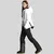 Outdoor women's ski jacket suit windproof, waterproof, breathable, sealed rubber snowboard, double board, warm and wear-resistan - Цвет: Черный