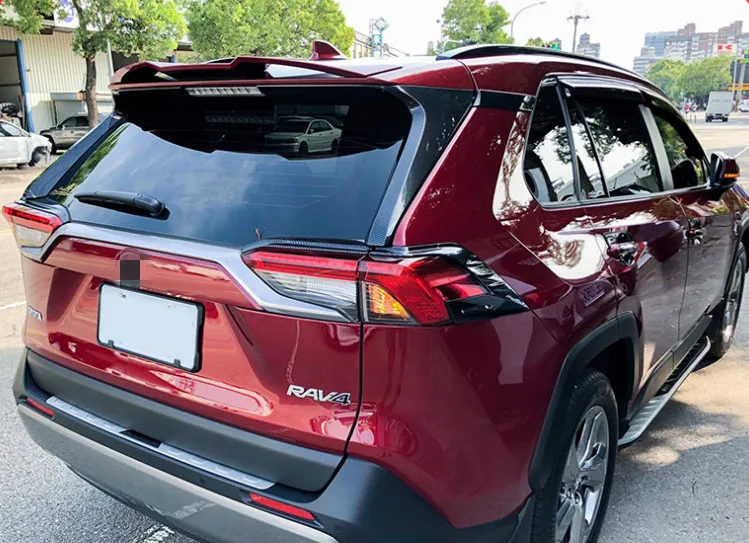 Для Toyota RAV4 спойлер крыло задний багажник хвост ABS пластик Неокрашенный Грунтовка задний спойлер год