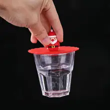 Прозрачный красный вишневый силиконовый чехол герметичный многоразовый мультяшный чехол