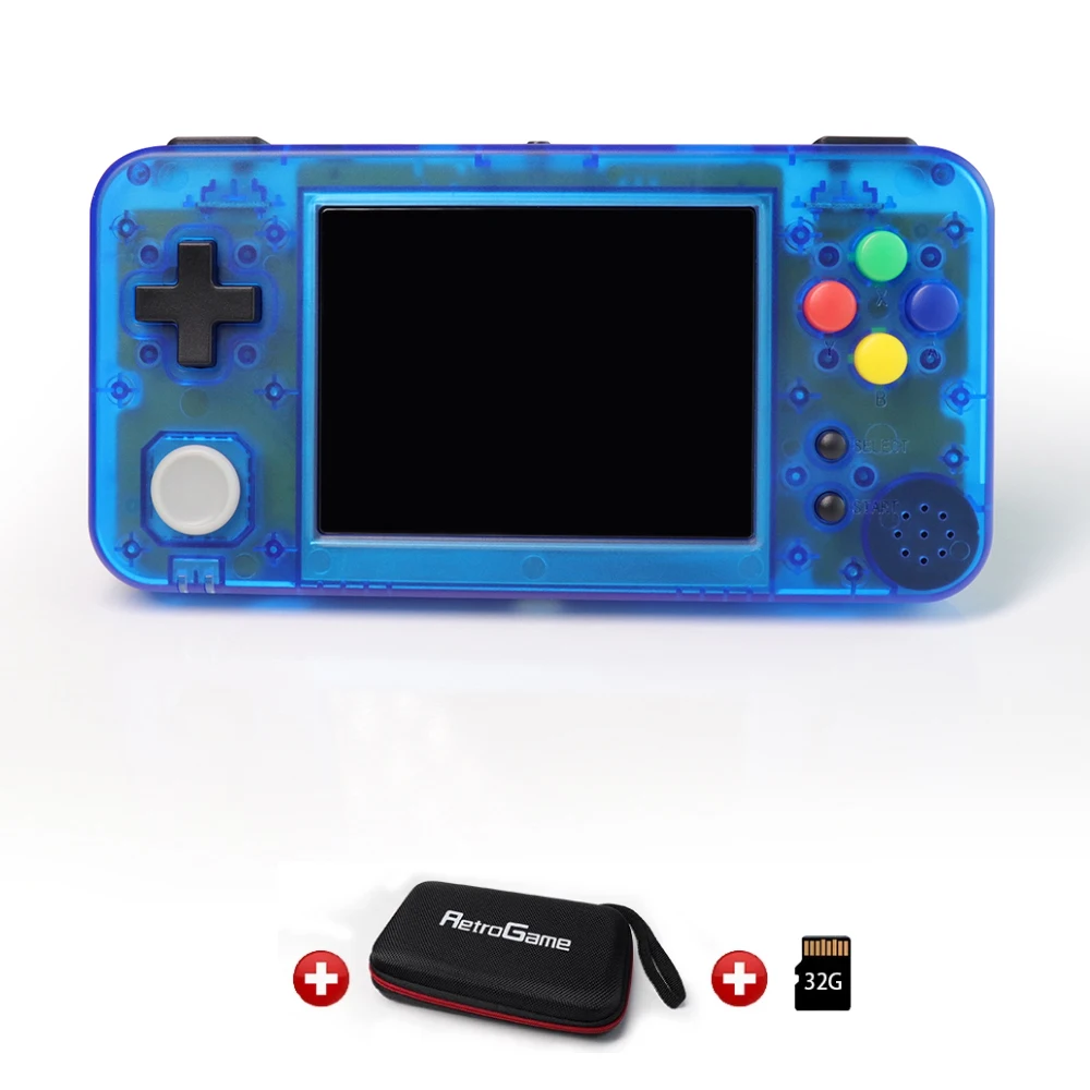 GKD 350 H-GameKiddy RG350 H ips Ретро игры видео игровая консоль PS1 игра 3,5 дюймов портативные игры RG350H