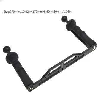 

Metal Handheld Stabilizer Rig Tray Handle Hand Grip Underwater Scuba Diving Tray Mount LED Light For GoPro 6/5/4/3+/3