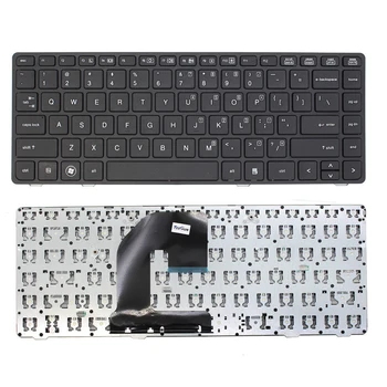 

Replacment PC Laptop Notebook English US Keyboard with Frame for HP EliteBook 8460P Dropshipping