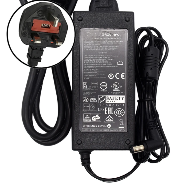 Для FSP Group Inc FSP040-RHAN2 адаптер переменного тока Зарядное устройство Питание 12V 3.33A-б/у