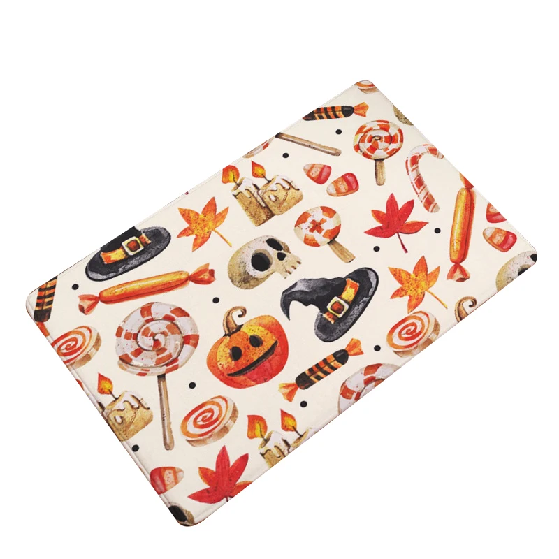 Фланелевый коврик в скандинавском стиле для кухни и дверей мультяшный ковер с