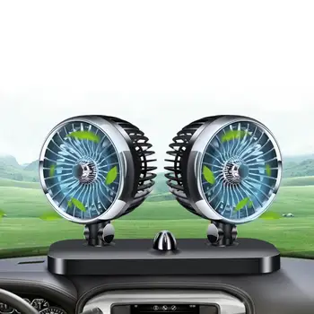 

Car fan 12V 24V Large Van Small Van Inside Double Head Powerful Refrigerated Car Electric Fan with Large Wind Cooling Air Fan