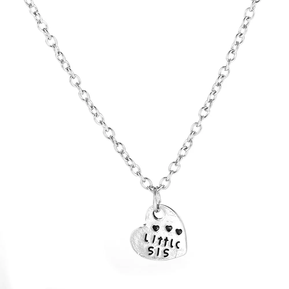 3 шт. милые очаровательные сплайсинговые подвески в виде сердца, ожерелье с надписью "Дружба", женские подарки, ювелирные изделия