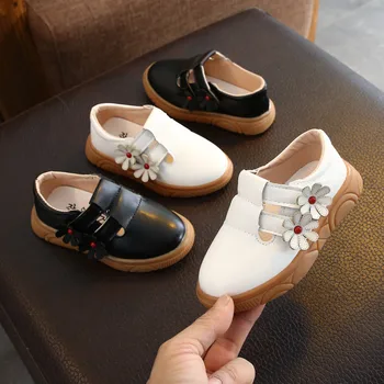 

Fashion Sandals Girls Shoes детская обувь Cute Party Soft Flowers Hook&loop Casual Princess Shoes Sandals Footwear Free Ship