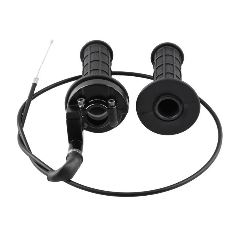 Рукоятка для мотоцикла Mit Drossel 50 250CC Motorrad Griffe mit Twist Kabel Griff Clamp|Зажигание мотоцикла| |