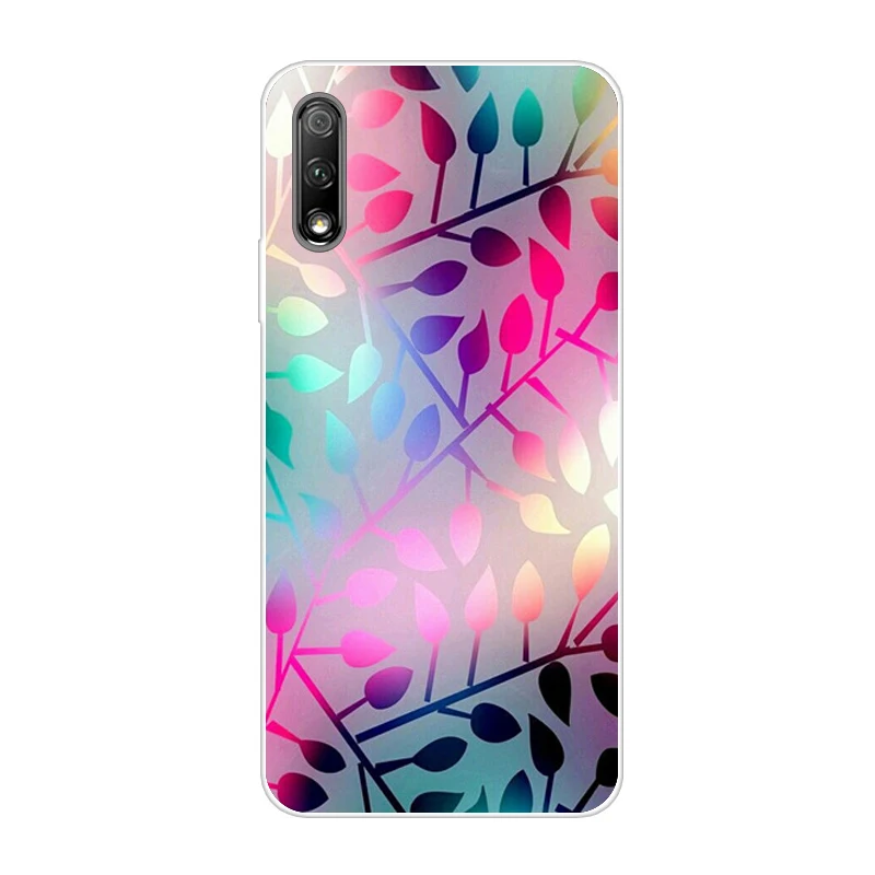 Чехлы для телефонов huawei Honor 9x pro, силиконовая задняя крышка, мягкий чехол из ТПУ для huawei Honor9x, милые Мультяшные разрисованные Чехлы для кожи