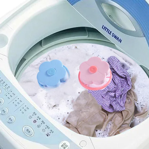 

Creative Plum-Shaped Washing Machine Hair Remover Cleaning Net Pocket Washing Machine Floating Filter in Addition to Sticky Hair